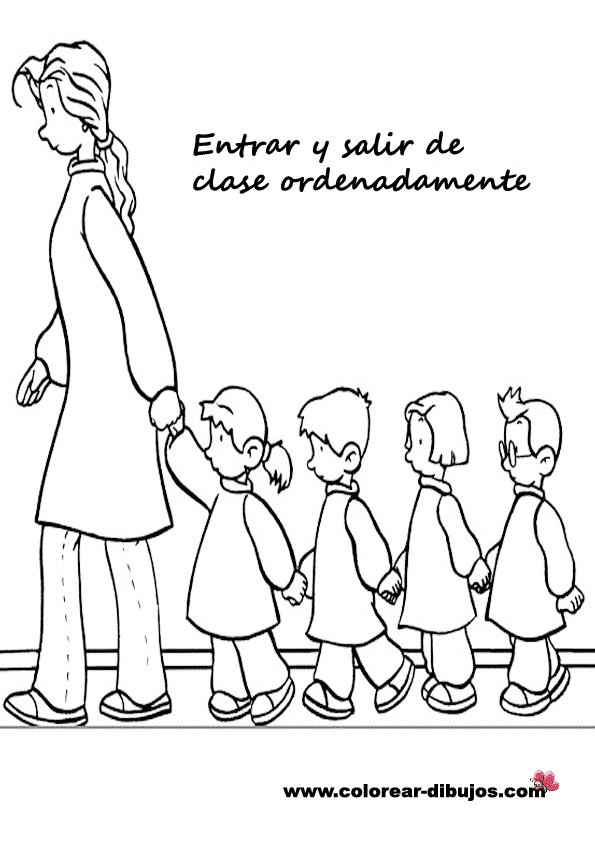 normas de convivencia Colouring Pages