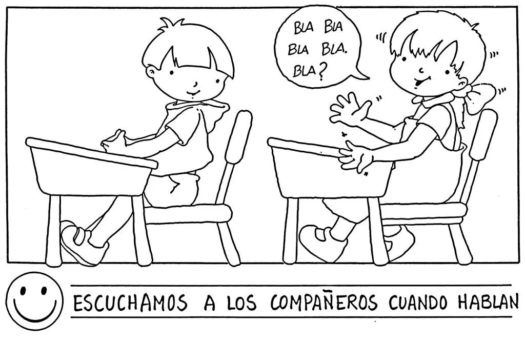 Normas de convivencia con dibujos - Imagui