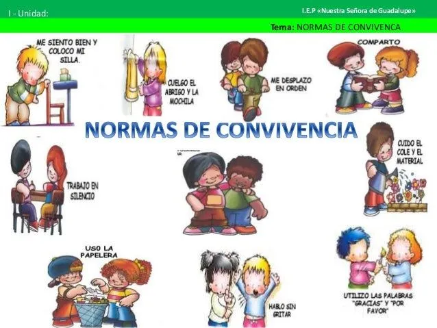 Normas convivencia - Imagui