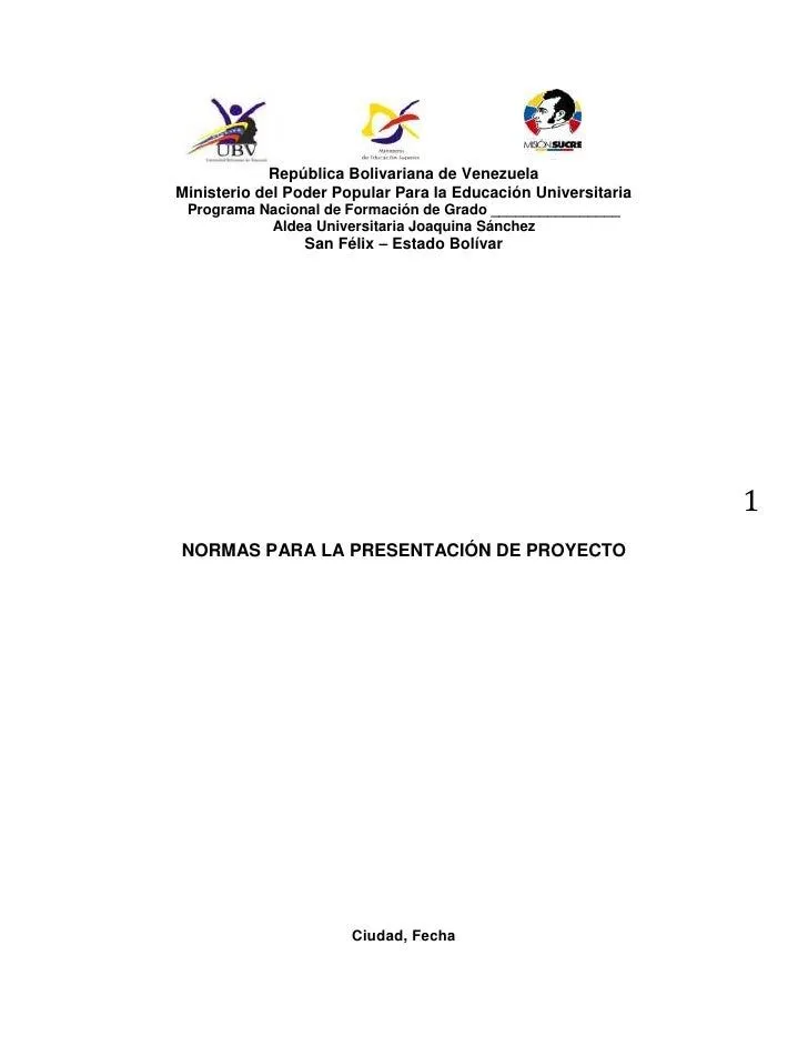 Normas para la presentación de trabajos de investigación