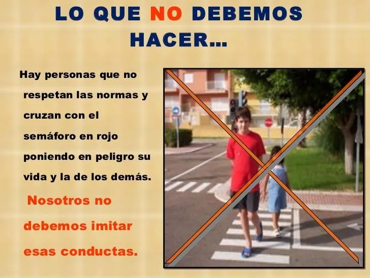 Normas y señales del peatón