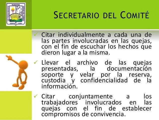 Normativa del Comité de Convivencia laboral