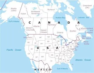 Norte America | Mapas, Puertos y Aeropuertos