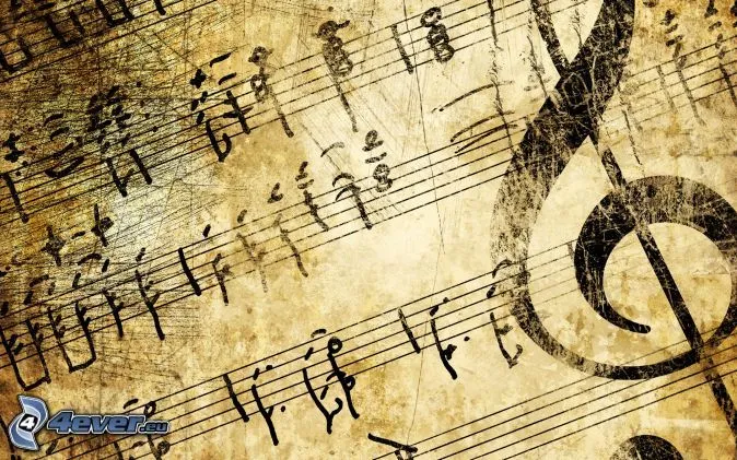 notas-de-musica,-clave-de-sol- ...