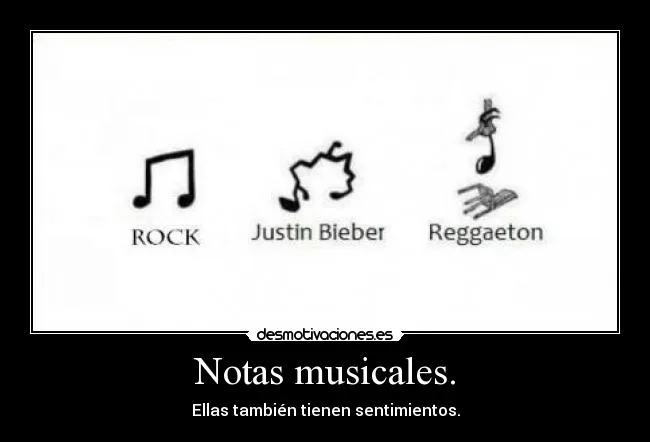 Notas musicales. | Desmotivaciones