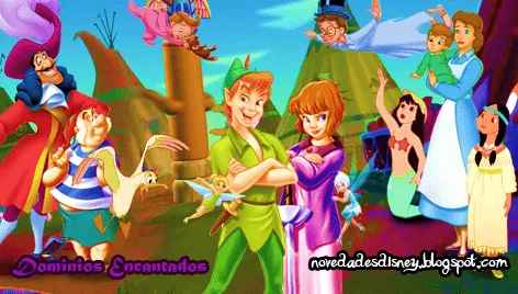Novedades Disney: Dominios Encantados. Los personajes de Peter Pan
