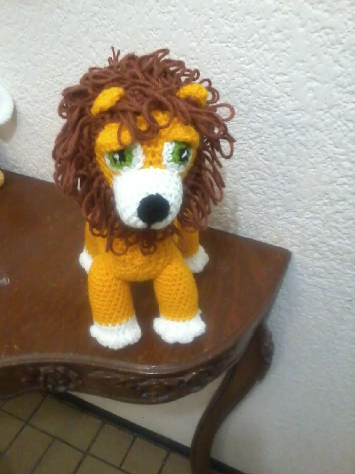 NOVEDADES JENPOALI: PATRON LEON ADULTO AMIGURUMI