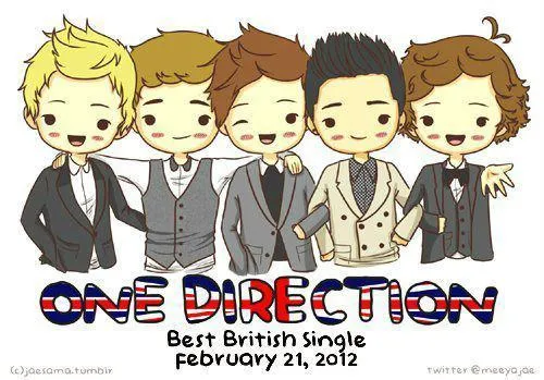 One Direction en dibujos tiernos - Imagui