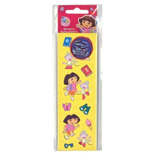 Novelty Stickers - DORA (16 Sheets): BBToyStore.com - Toys, Plush ...