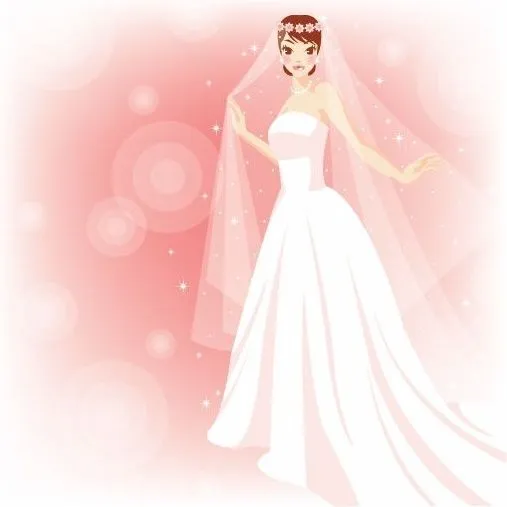 Novia Hermosa libre en La Ilustración vectorial de la boda Vector ...