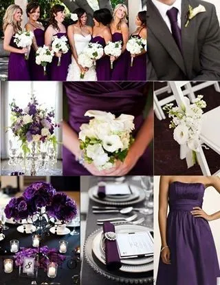 Donde están las novias que tendrán el color morado en su boda ...