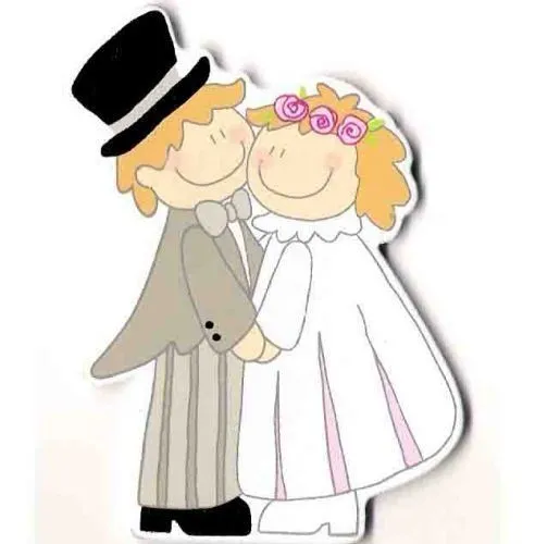 Novios boda dibujos - Imagui