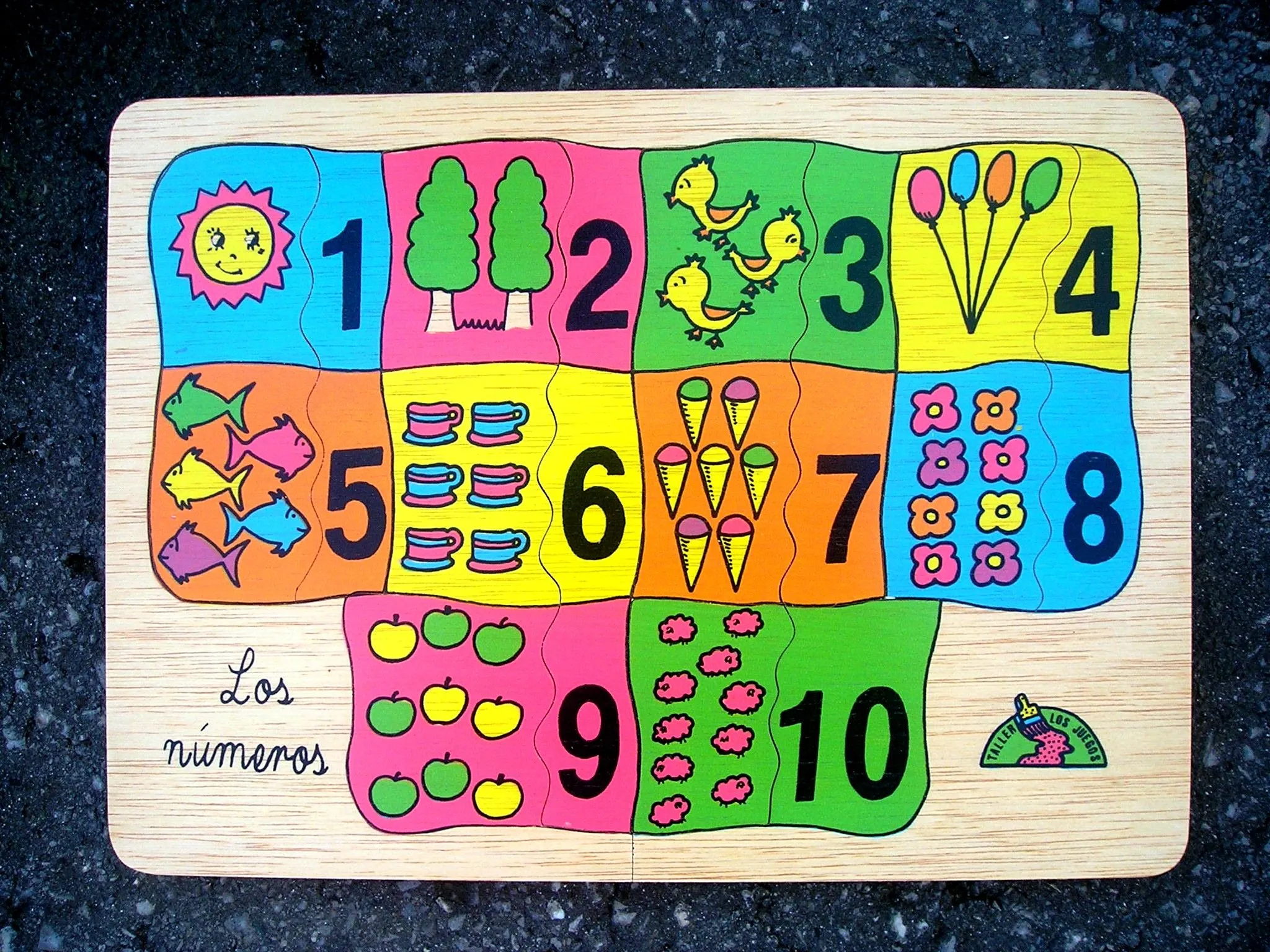 NUMÉRICO 1-10 puzzle | Taller Los Juegos