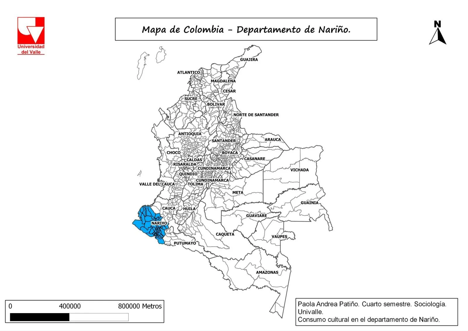 Algo numérico y poco creativo.: Mapas del departamento de Nariño ...