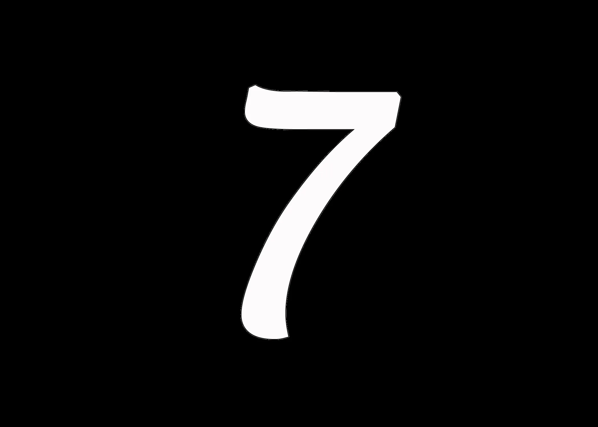 El número 7