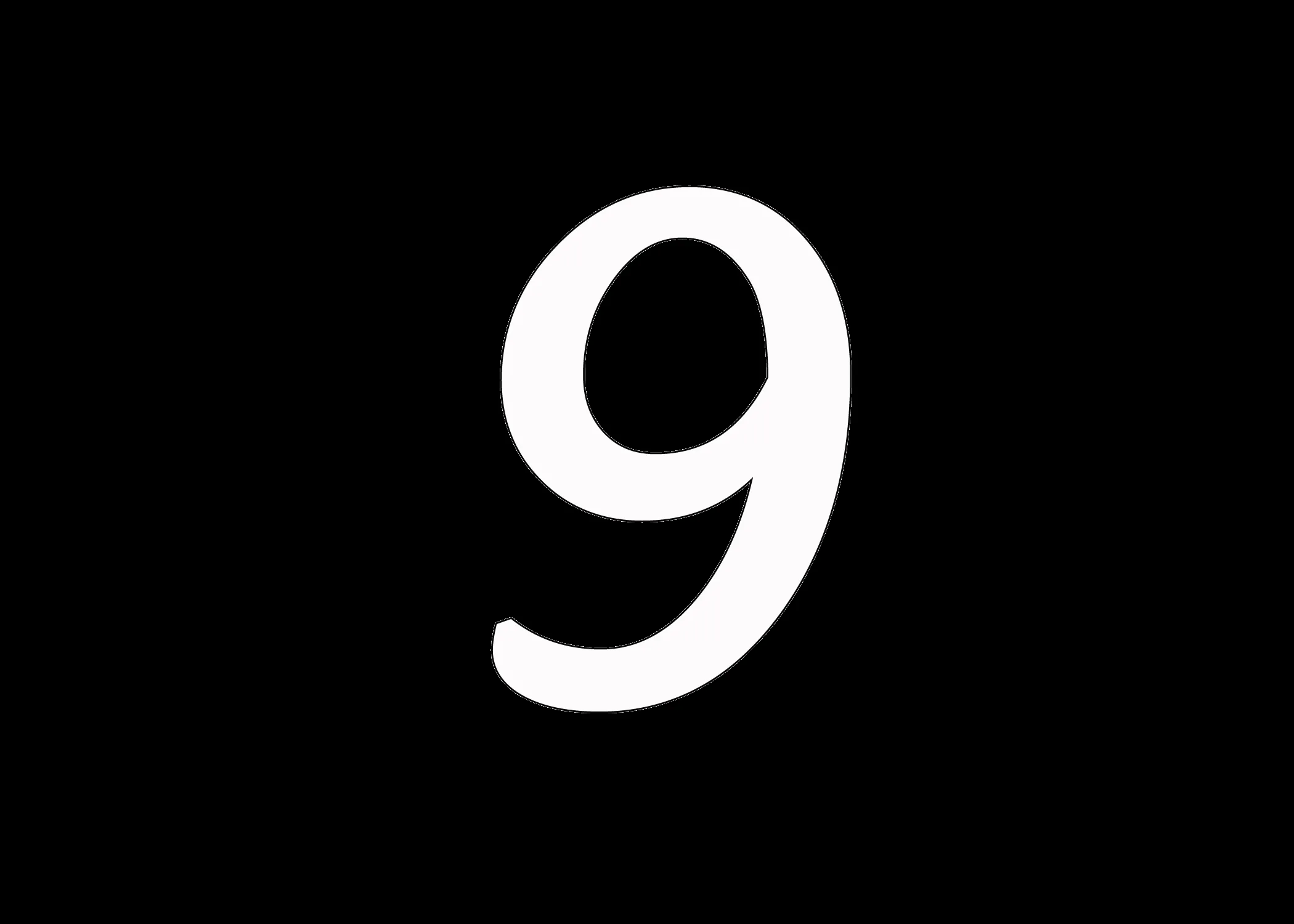 El número 9