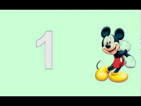 NÚMEROS Y ABECEDARIO.APRENDE CON MICKEY MOUSE Y DIVIÉRTETE. - YouTube