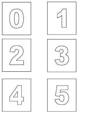 Numeros para colorear del 11 al 20 - Imagui