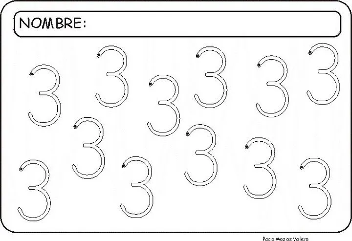 NÚMEROS NUMERITOS: FICHAS