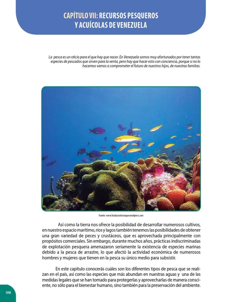 ObJ-3 Recursos Pesqueros y Acuicolas de Venezuela | PDF | Acuicultura |  Venezuela