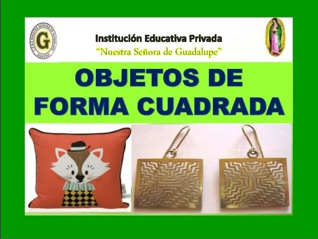 Objetos de forma cuadrada