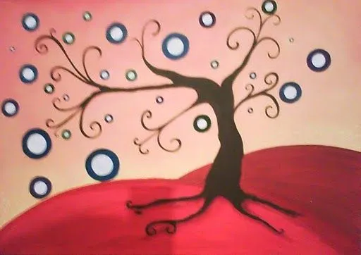 Mis Obras....CYNTHIA LAURA BRAVO: ARBOL DE LA VIDA (acrilico s ...