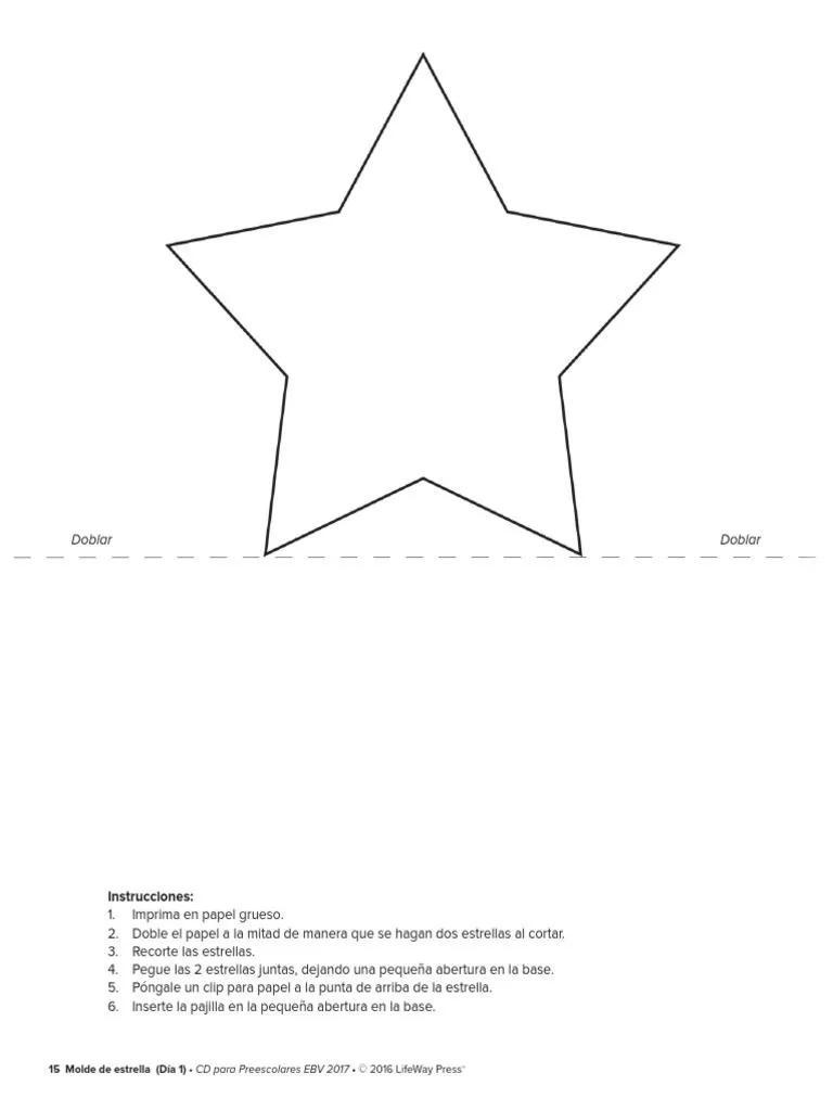 Obsevadores Galácticos CD 15 Molde Estrella | PDF