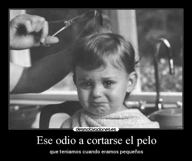 Ese odio a cortarse el pelo | Desmotivaciones