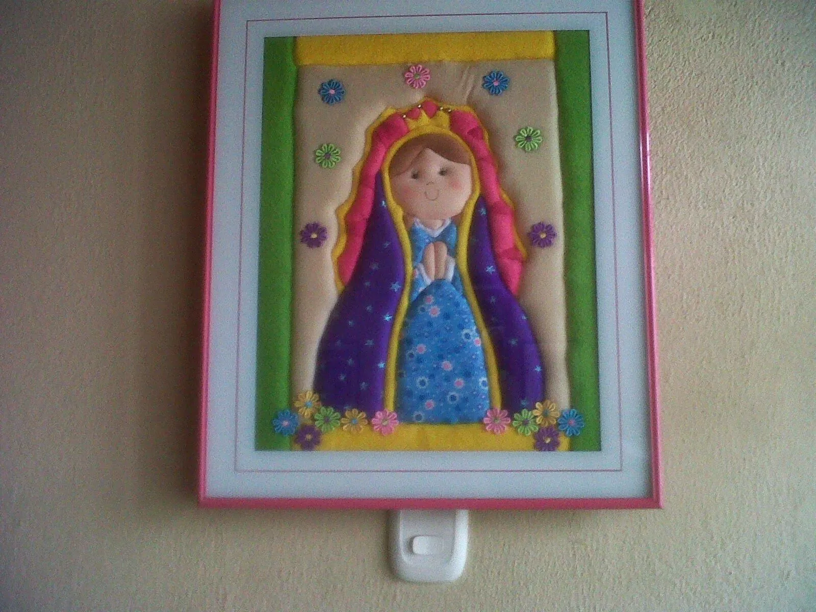 OFERTA DE CUADROS EN ARTE PATCHWORK " VIRGEN DE GUADALUPE ...