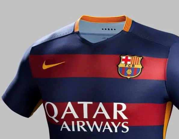 Official- New Barcelona Strip 15-16 Barca Home & Away Kits 2015 ...