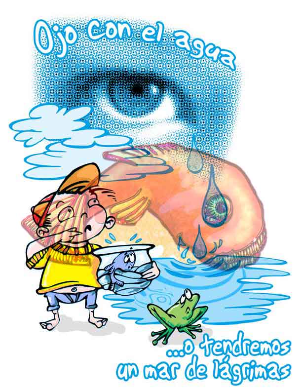 Ojo con el agua… | HacHe Holguín | Portafolio de Ilustración y ...