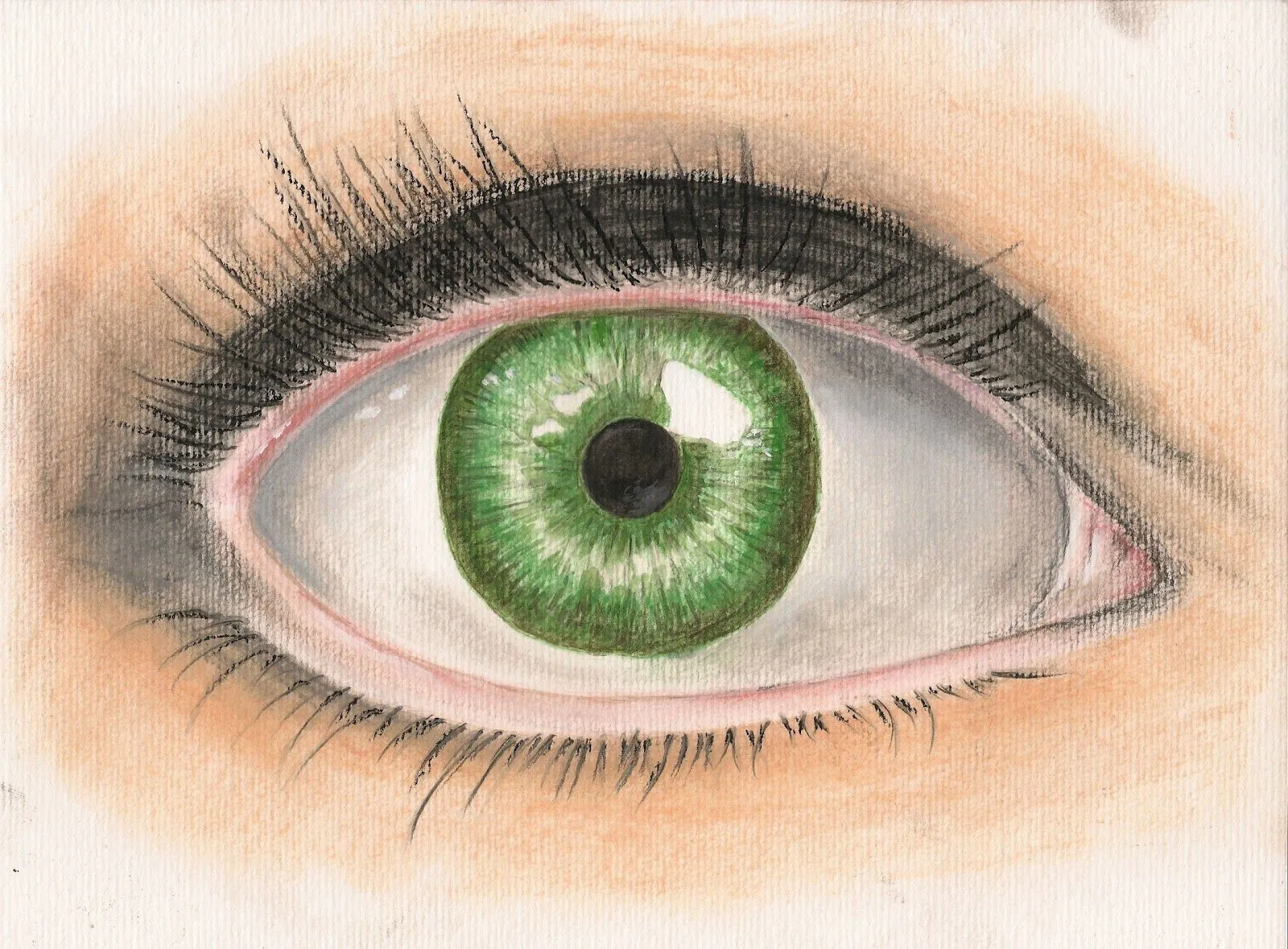 Ojo dibujo a color - Imagui