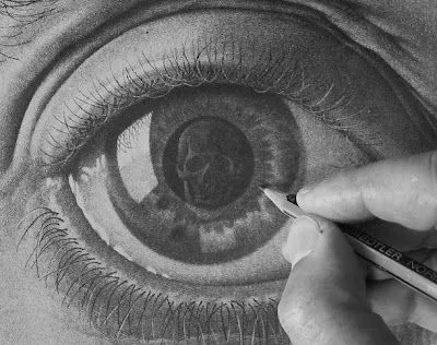 ojo dibujo de m c escher abre aqui