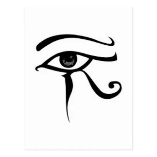 Ojo egipcio de Horus Tarjetas Postales de Zazzle.