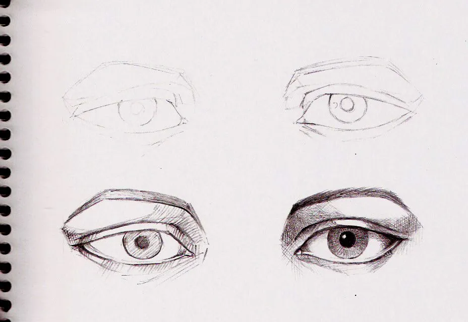 Ojo realista, dibujo paso a paso – Realistic Eye, step by step ...