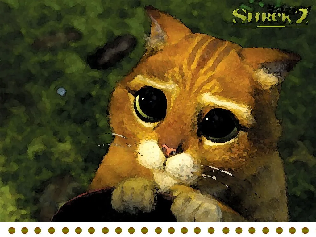 Ojos de gato de shrek - Imagui