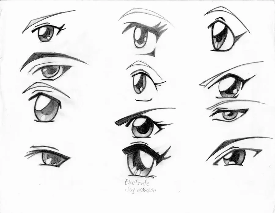 Ojos Anime Femeninos