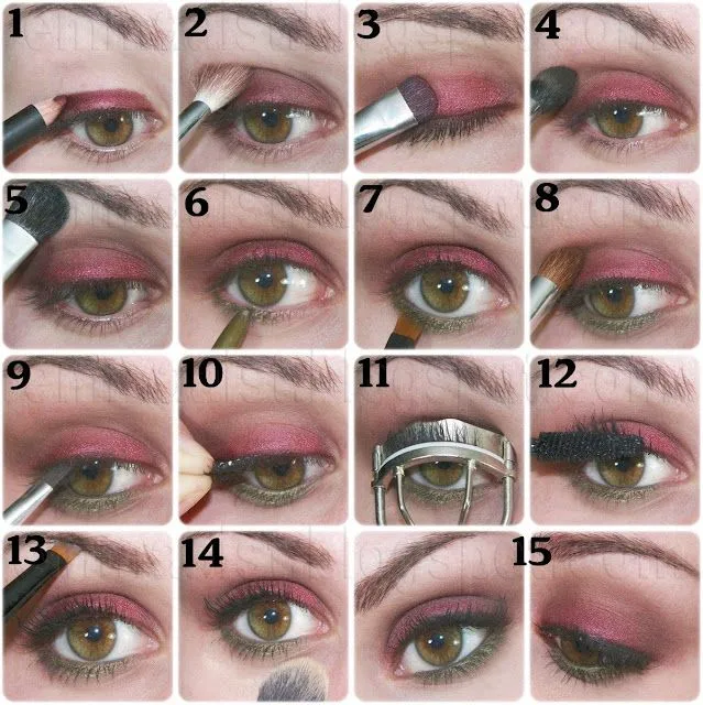 Ojos maquillados paso a paso - Imagui