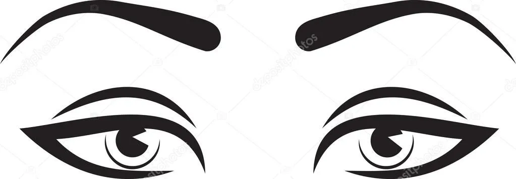 ojos mujer — Vector stock © Prikhnenko #24954095