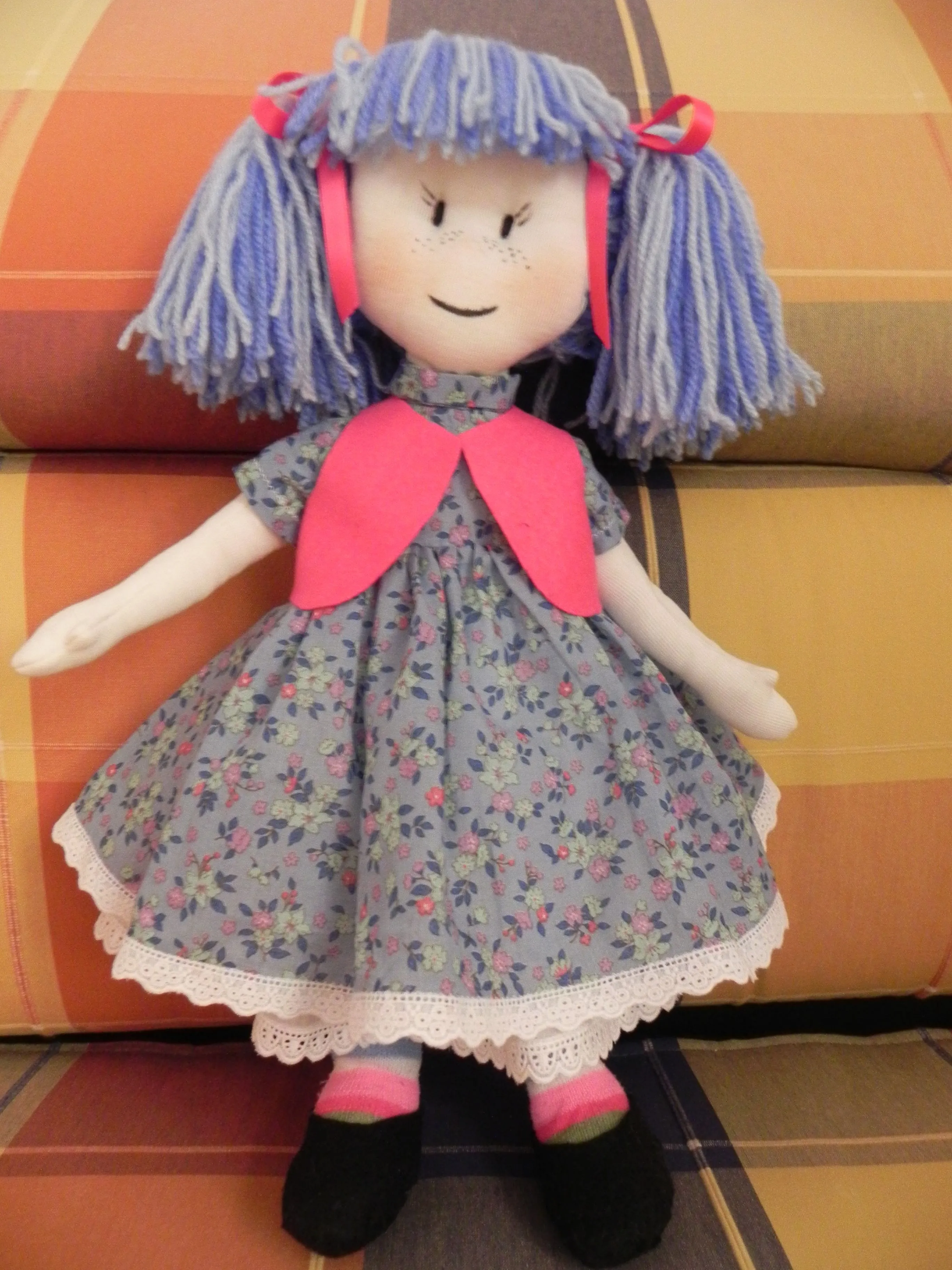 Patchwork muñeca de trapo, tutorial y patrones. Doll' clothes ...