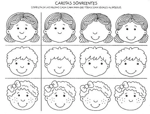 Ojos boca nariz para recortar - Imagui