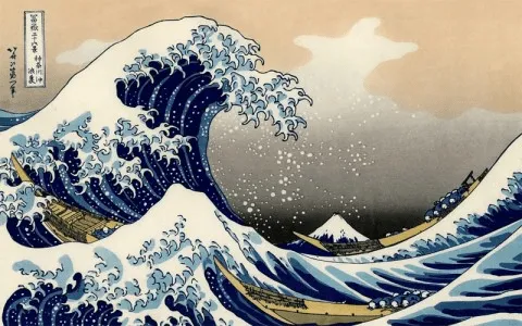 La gran ola de Kanagawa”. Hokusai. | paquizurita