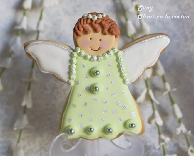 Olivas en la cocina: Angelitos de Navidad - Galletas decoradas