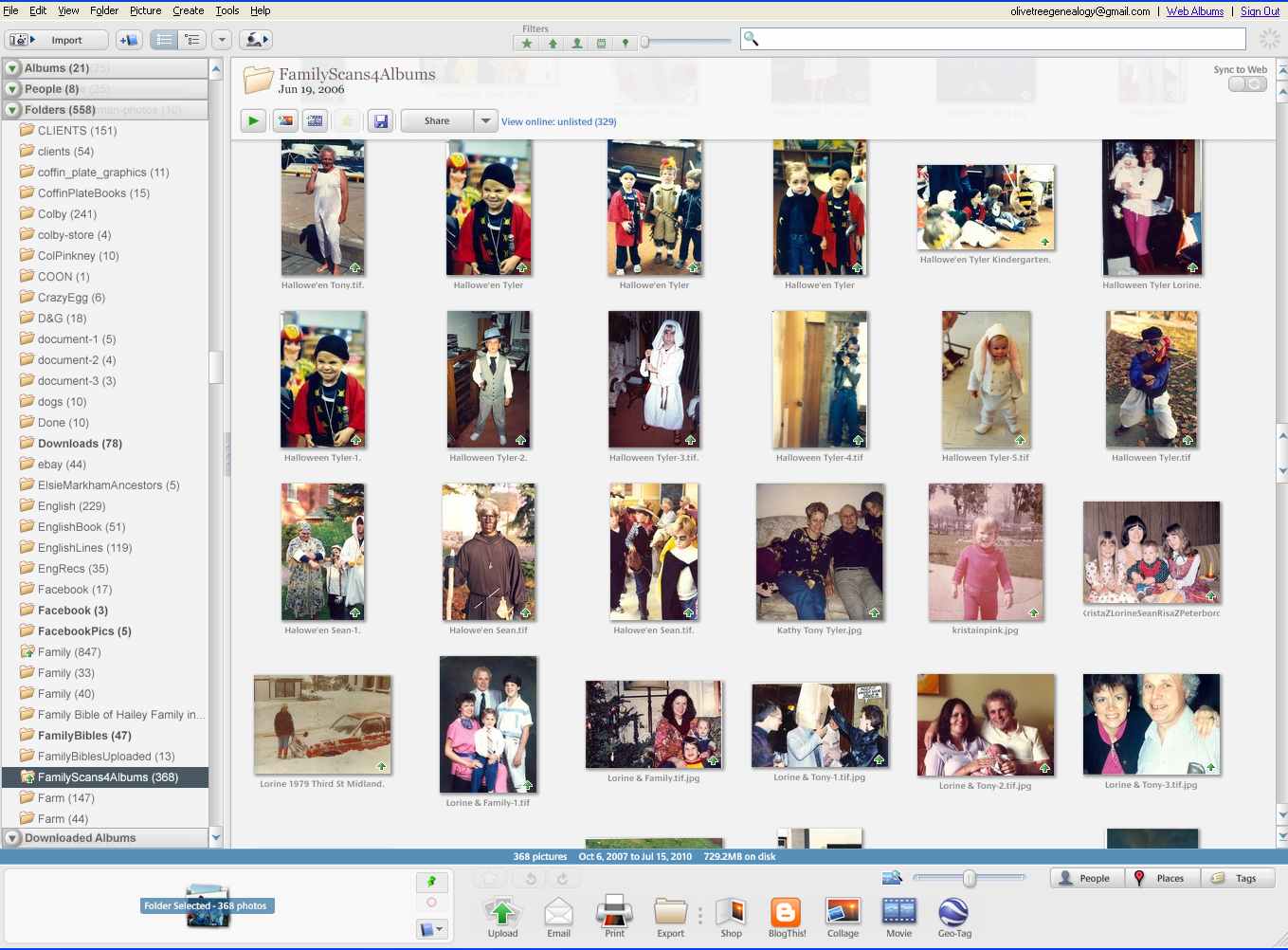 Olive Tree Genealogy Blog: How To Create a Photo Collage in Picasa