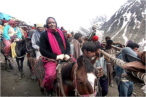 On a pilgrimage to the cave shrine - Rediff.com News