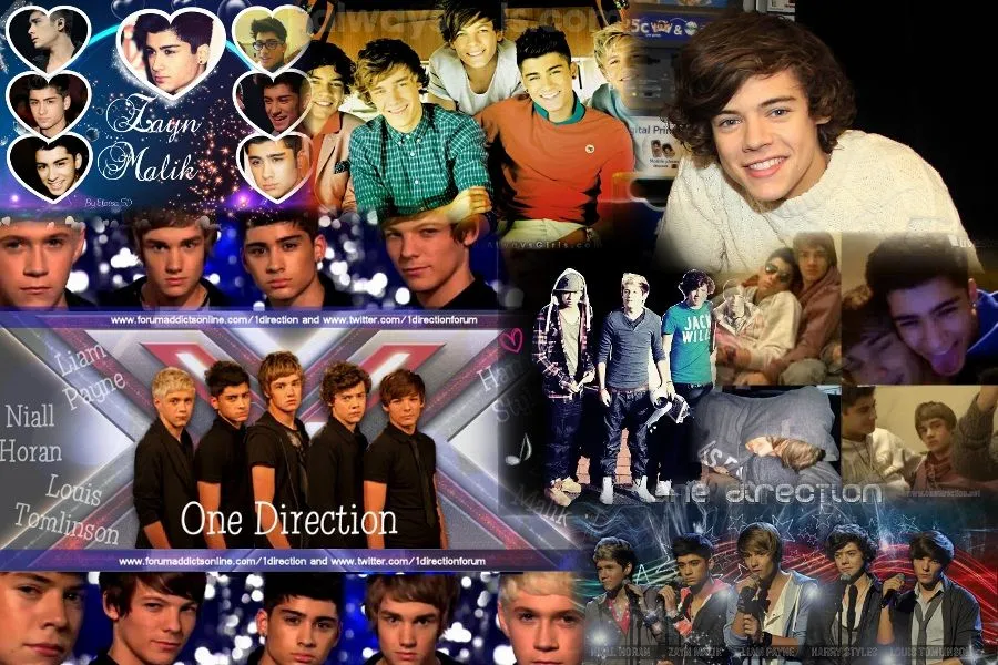 One Direction Collage by Rottweiler1994 on DeviantArt