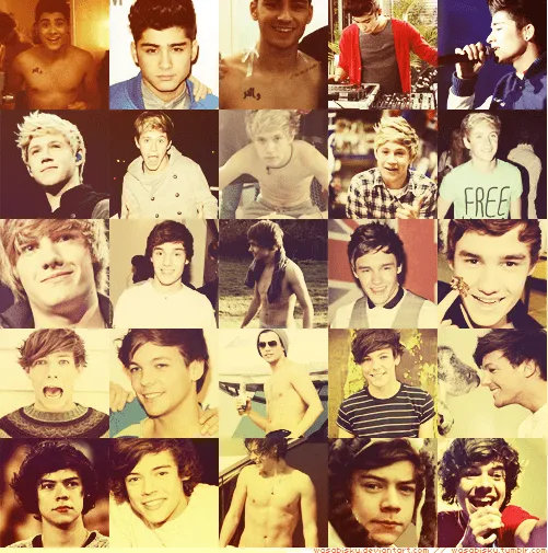 One Direction Collage V2. by WasabiSky on DeviantArt