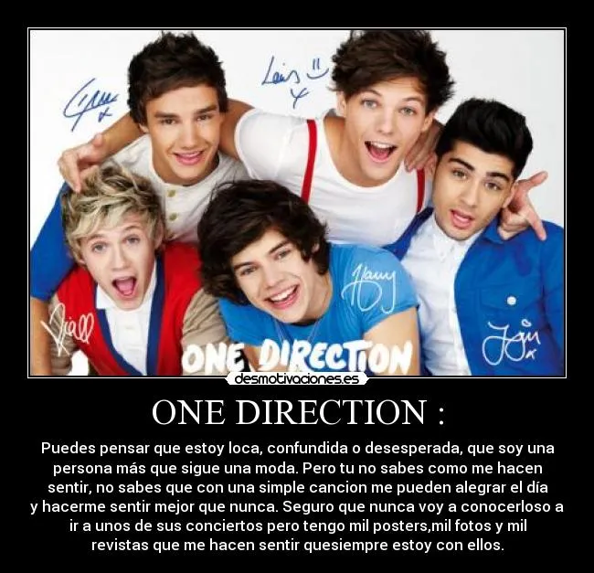 ONE DIRECTION : | Desmotivaciones