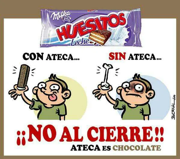 opinión-debate: NO AL CIERRE DE HUESITOS!!!!! ATECA ES CHOCOLATE.