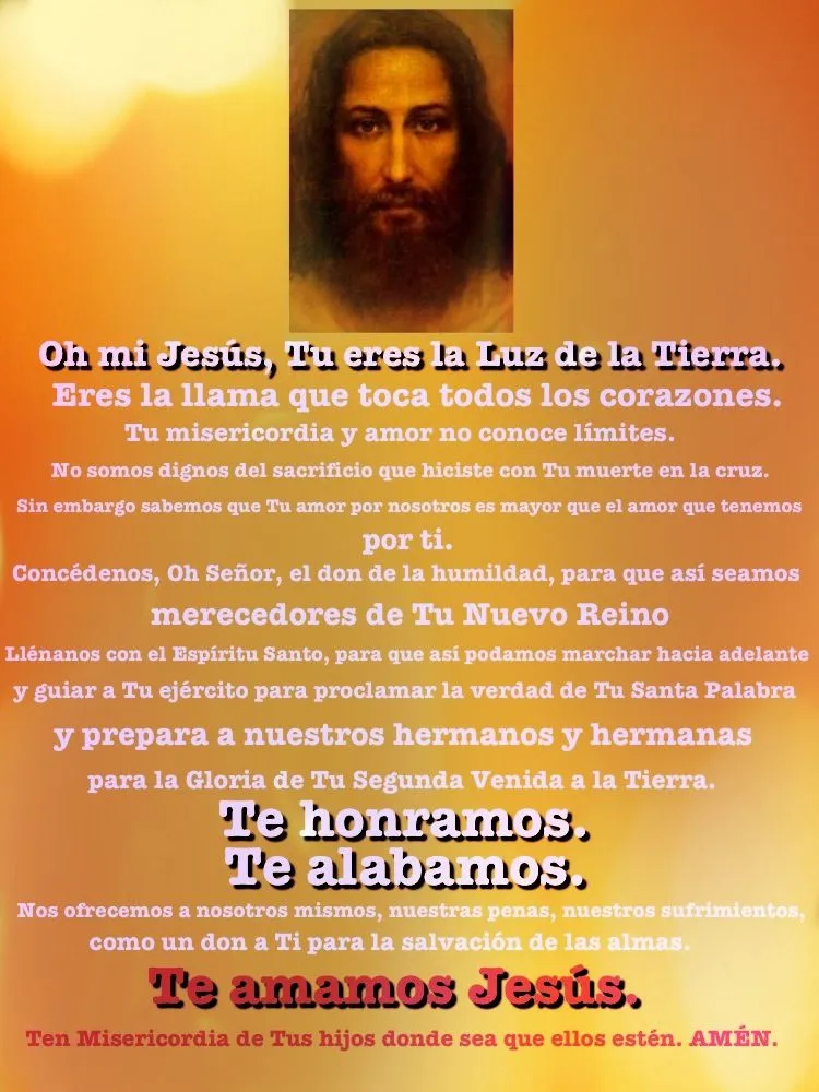 Ora et labora... AHORA!: Oración a Jesucristo